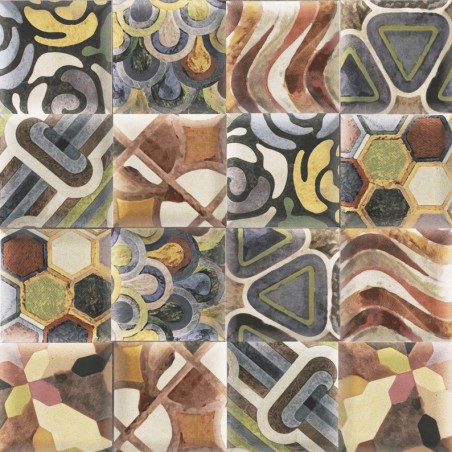 PATCHWORK DE AZULEJOS 15X15  DECOR TAP TAP 