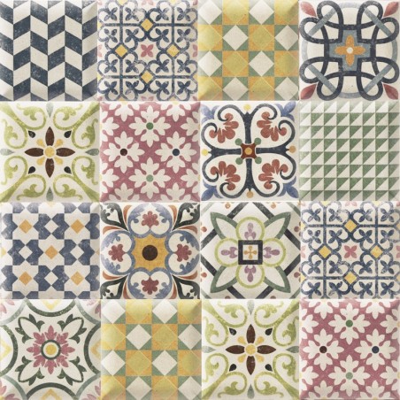 PATCHWORK DE AZULEJOS 15X15  DECOR TAP TAP 