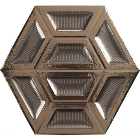 HEXAGONO BLING BEIGE 28X33 PORCELANICO