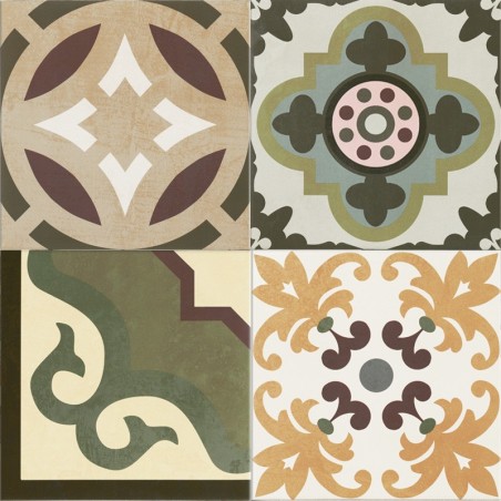 PATCHWORK 33X33 MODENA TURQUESA