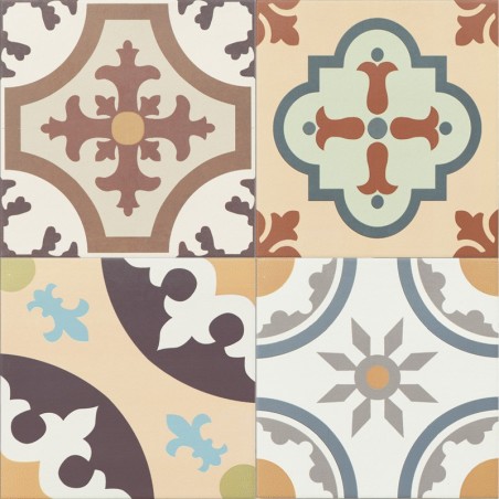 PATCHWORK 33X33 MODENA TURQUESA