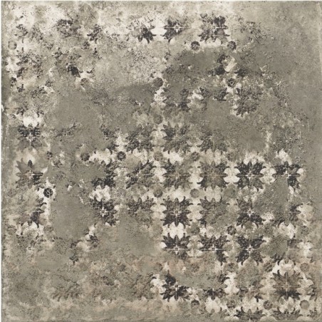 PORCELANICO 33X33 VINTAGE DECO GRAPHITE